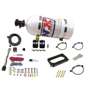 Ford Mustang Mach 1 Nitrous Oxide Injection System Kit - Nitrous Express - 4 Valve Nitrous Kit with 10lb Bottle - `03-`04